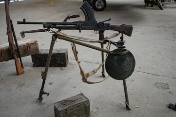 The Bren (acronym for Brno and Enfield), light machine guns adopted by the United Kingdom. Its...