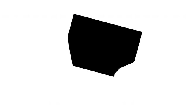 Animated video of Abyei map in Sudan