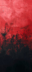 Abstract Red and Black Grunge Texture