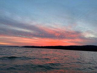 sunset at the beach