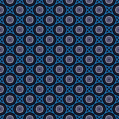 Fototapeta premium Multi color seamless abstract pattern. Background and backdrop. Multi Colored. Colorful ornamental design. Colored mosaic ornaments. Vector graphic illustration. EPS10.
