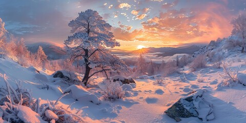 Siberian Serendipity - Siberian Wilderness Setting - Northern Essence - Snowy Lighting - Siberian Adventure