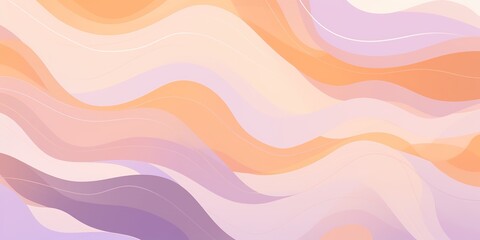 Fototapeta premium Cosy light pastel color abstract shapes geometric pattern texture doodle graphic