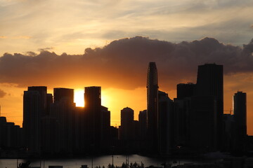Sunset in Miami 