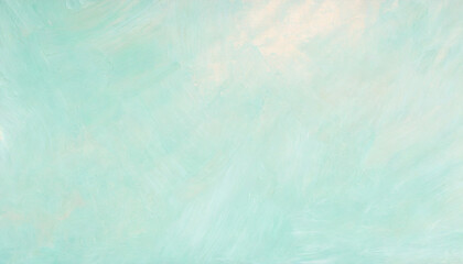 Pale background of light blue, textured with cream tones. Painted plaster surface. Blank backdrop for texture or text copy