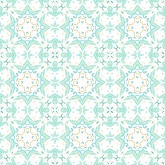 Light turquoise ornamental texture, woven laced abstract pattern on white background