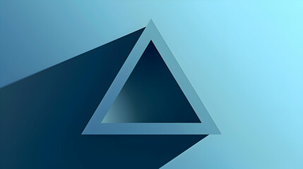 An inverted triangle, created with clean lines and a minimalist approach, presented in a flat vector design that exudes modernity, captured in stunning HD resolution