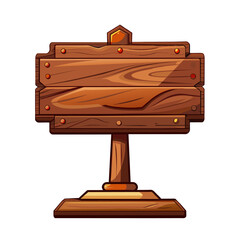 Fototapeta premium Wooden sign