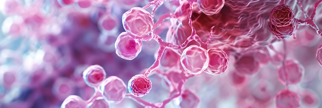 Cortisol's cellular influence in vivid hormonal landscape. Biological presentation of cortisol's interaction within the endocrine system. Neural connections, cortisol theme, showing hormonal pathways