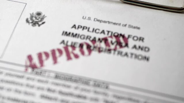 Apllication for immigrant visa and alien registration