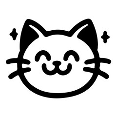 Playful Hand Drawn Cat Emoji Vector Icons for Fun Craft Projects