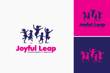 Jumping children in joyful unison, perfect for illustrating teamwork, friendship, joy, sports, school, and childhood activities in various projects.