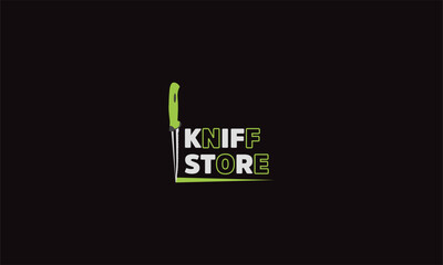 knife store logo design.