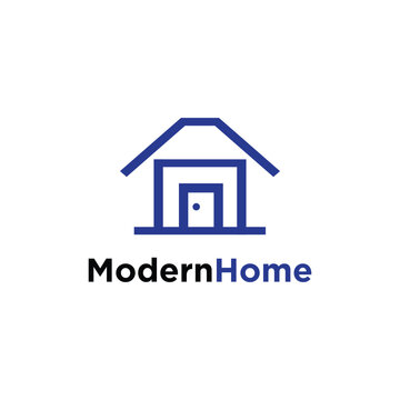 Modern Home Logo Design Simple