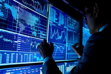 Analyzing Global Financial Data on Interactive Display