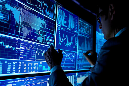 Analyzing Global Financial Data on Interactive Display