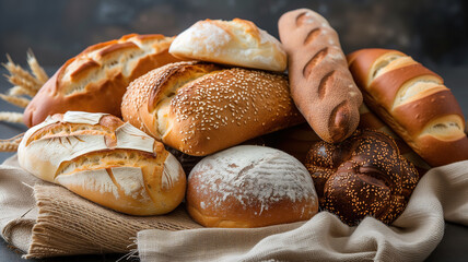 Composition of various breads - 746804721