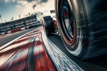 Poster Drifting and racing concept. Background with selective focus and copy space © top images