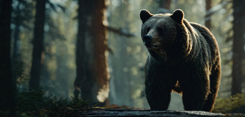 Cinematic Photos Grizzly Bear