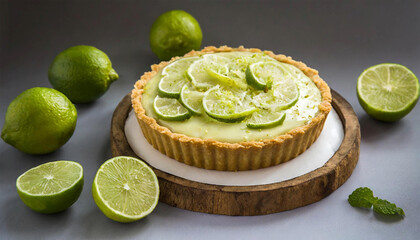 Delicious homemade key lime pie.