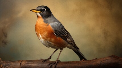 American Robin Ai Generative