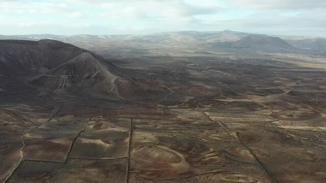 volcans dans le parc national de Timanfaya &agrave; Lanzarote, canaries, Espagne