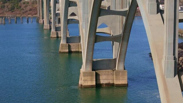 Yaquina Bay Bridge Newport Oregon Coast Highway 101 Video