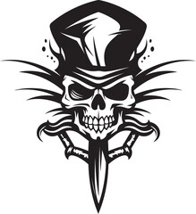 Swashbucklers Logo Emblem of the Buccaneers Skull and Dagger Crest Pirates Mark