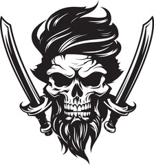 Skull with Dagger Logo Buccaneers Insignia Pirates Legacy Mark Swashbucklers Legacy Insignia