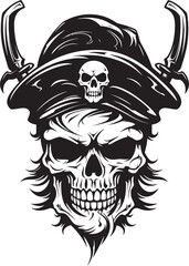 Jolly Roger with Dagger Iconic Pirate Symbolism Skull and Dagger Icon Emblem of the Buccaneers