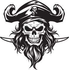 Pirates Blade Insignia Jolly Roger Skull Swashbucklers Insignia Emblem of the High Seas