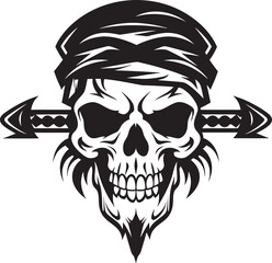 Rogue Pirates Badge Pirates Blade Insignia Skull and Dagger Emblem of the High Seas