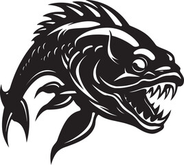 Oasis Odyssey Freshwater Fish Design Icon Graphics Tropic Tale Dynamic Tropical Fish Vector Logos