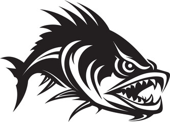 Aqua Allegiance Freshwater Fish Icon Logos Paradise Portraits Tropical Fish Vector Art