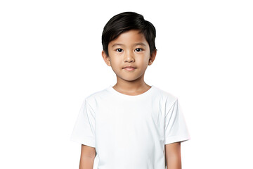 Close up of a happy chinese boy