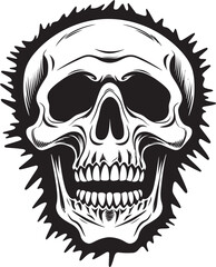 Petrifying Skeleton Logo Shocked Vector Graphic Surprised Bone Structure Icon Startled Skeleton Vector Logo