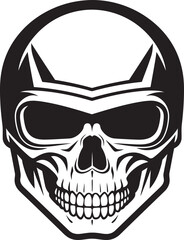 BoneKnight Helmeted Skull Logo Design SkullShield Vector Logo with Skull in Helmet