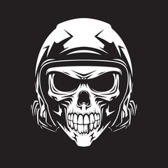 SkullGuard Vector Logo with Skull in Helmet HelmKnight Helmeted Skull Icon Graphic