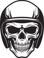 SkeleDefender Vector Icon with Skull in Helmet BoneSentry Helmeted Skull Logo Design