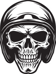 BoneKnight Helmeted Skull Logo Design SkullSentry Vector Logo with Skull in Helmet