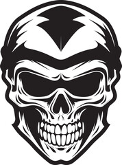 BoneKnight Helmeted Skull Logo Design SkullSentry Vector Logo with Skull in Helmet