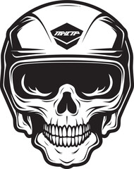 ArmorHead Vector Icon with Skull in Helmet SkullDefender Helmeted Skull Graphic Icon