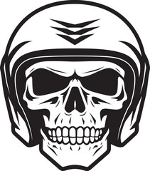SkullGuardian Vector Icon with Helmeted Skull SkeleGuard Helmeted Skull Icon Graphic