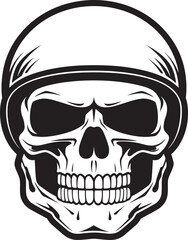 BoneGuard Helmeted Skull Graphic Icon Skull Sentry Vector Logo with Skull in Helmet