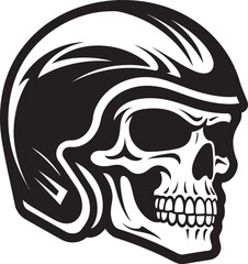 SkullArmor Vector Logo with Helmeted Skull HelmKnight Skull Wearing Helmet Graphic Icon