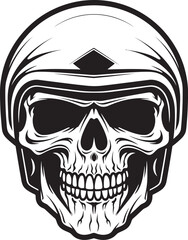 SkeleGuardian Vector Icon with Skull in Helmet BoneKnight Helmeted Skull Logo Design