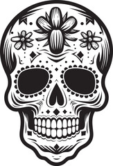 Arid Anatomy Skull and Cactus Vector Graphic Desert Dread Cactus and Skull Icon Design