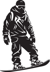 Frozen Fury Vector Logo featuring Snowboarding Man Slope Shredder Graphic Design with Snowboarding Man Icon