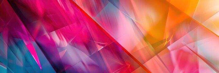 Vibrant abstract pattern with translucent layers and colorful blend