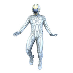 サイバーマン　3DCGレンダリング